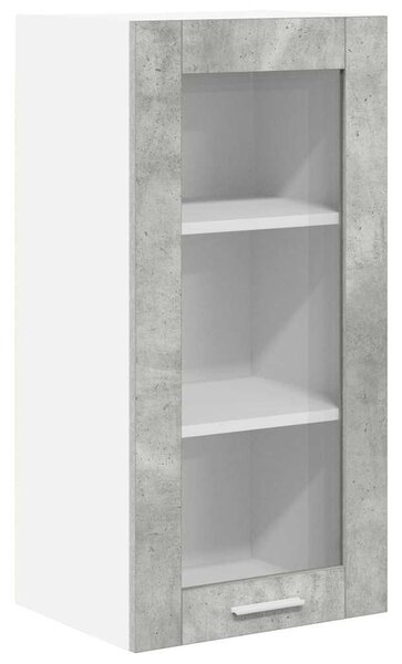 Függő szekrény Riga 2 pcs Beton Szürke 40 x 31 x 80 cm Faanyag