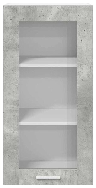 Függő szekrény Riga 2 pcs Beton Szürke 40 x 31 x 80 cm Faanyag