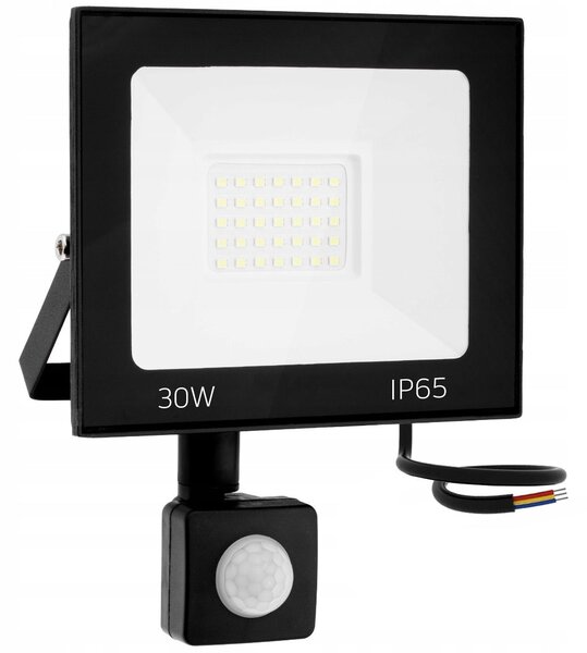 Toolight Szerszámlámpa, LED panel mozgásérzékelővel 13x10,5cm, 30W, 2700lm, 4000K, RSL007-30NS, OSW-10213