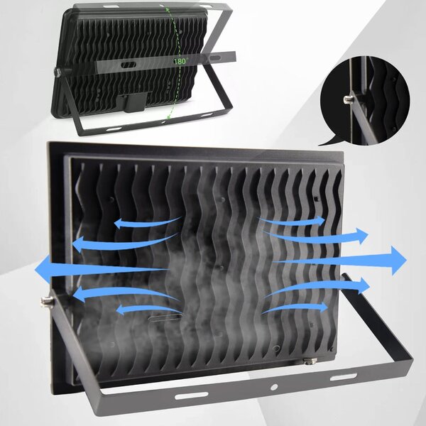 Toolight Szerszámlámpa, LED panel mozgásérzékelővel 13x10,5cm, 30W, 2700lm, 4000K, RSL007-30NS, OSW-10213