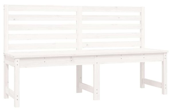 Vidék - Fehér Fenyőfa Kerti Pad - 157,5 cm