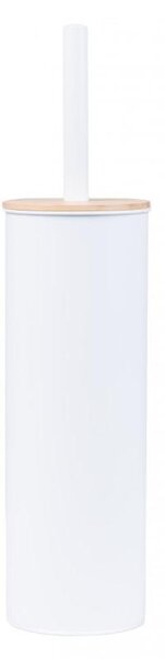 Erga Tango, álló WC kefe 9x9x38 cm, fehér-barna, ERG-YKA-P.TANGO-WHT