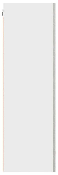 Függő szekrény Riga Beton szürke és fehér 50 x 31 x 100 cm