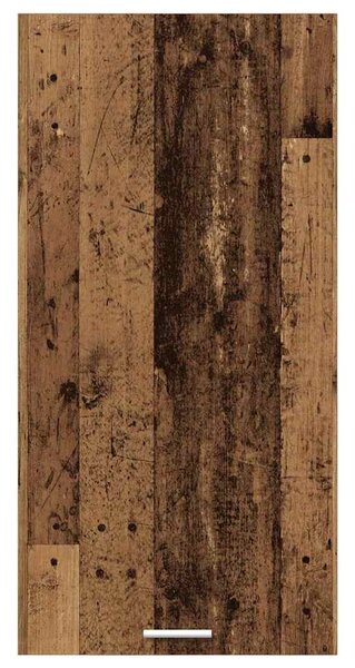 Függő szekrény Riga Régi fa és fehér 50 x 31 x 100 cm Faanyag