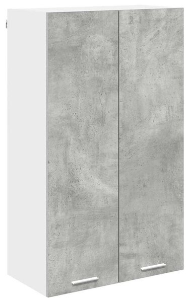 Függő szekrény tárolóval Beton Szürke 60 x 31 x 100 cm Faanyag