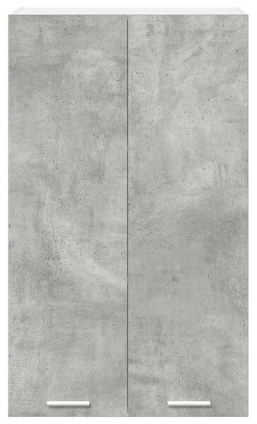 Függő szekrény tárolóval Beton Szürke 60 x 31 x 100 cm Faanyag