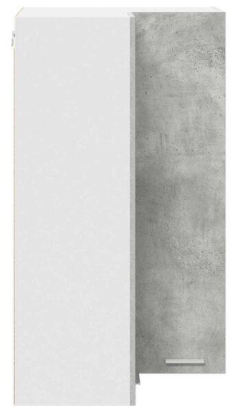 Függő szekrény Riga Beton szürke és fehér 57 x 57 x 100 cm