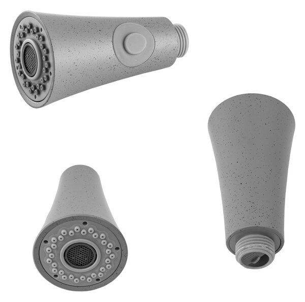 Gamma Lux, 2 funkciós mosogató kifolyó, 1/2", szürke foltos, GMA-SLU-LUX-G