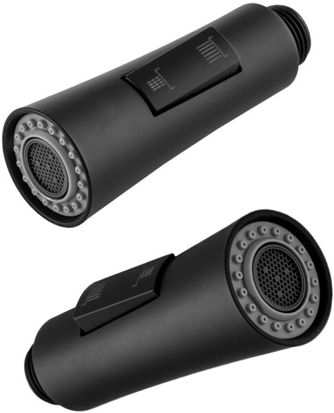 Gamma Nexo, 2 funkciós mosogató kifolyó, 1/2", fekete, GMA-SLU-NEXO-BK