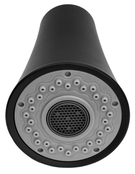 Gamma Lux, 2 funkciós mosogató kifolyó, 1/2", fekete, GMA-SLU-LUX-BK