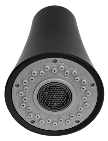 Gamma Lux, 2 funkciós mosogató kifolyó, 1/2", fekete, GMA-SLU-LUX-BK