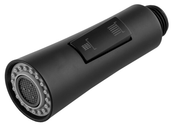 Gamma Nexo, 2 funkciós mosogató kifolyó, 1/2", fekete, GMA-SLU-NEXO-BK