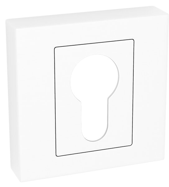 Kuchinox Kuchinox, fogantyú rozetta hengerbetét furattal, fehér, LAV-LK5_602A