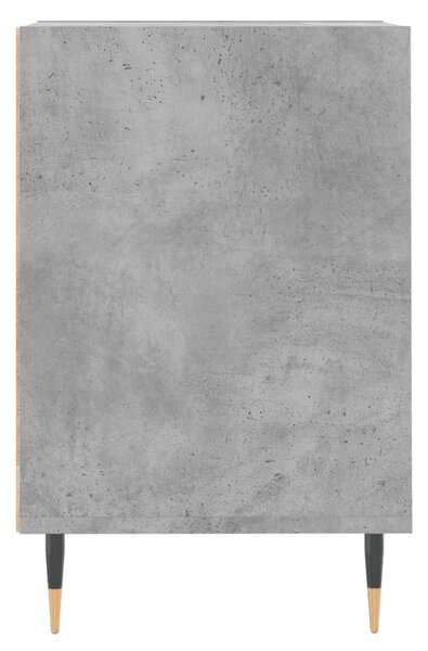 Betonszürke szerelt fa TV-szekrény 160x35x55 cm