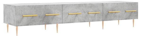Betonszürke szerelt fa TV-szekrény 150 x 36 x 50 cm