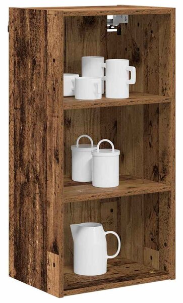 Függő szekrény polcokkal Riga Öreg fa 40 x 29,5 x 80 cm Faanyag