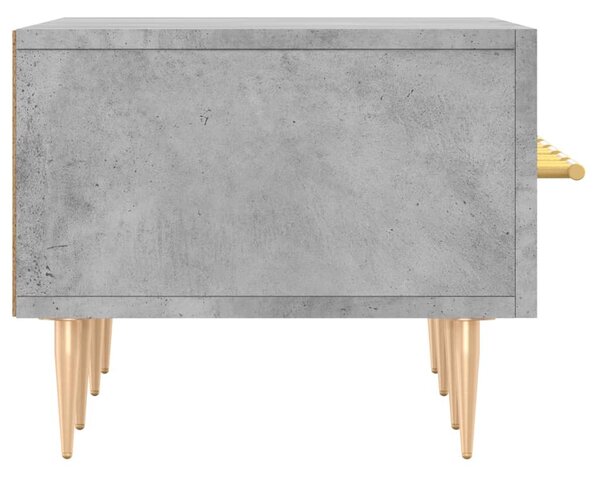 Betonszürke szerelt fa TV-szekrény 150 x 36 x 50 cm