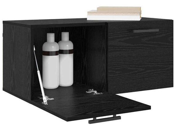 Fali Szekrény Musta tammi 80 x 36.5 x 35 cm Faanyag