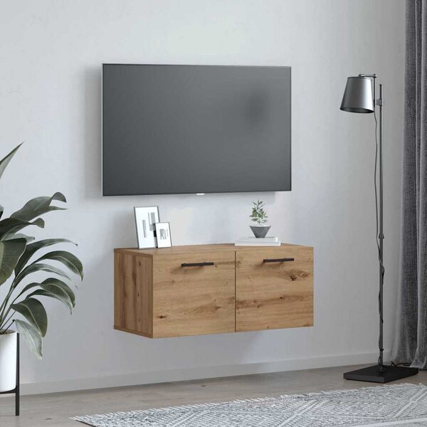 Fali Szekrény kézműves tölgy 80 x 36.5 x 35 cm Faanyag