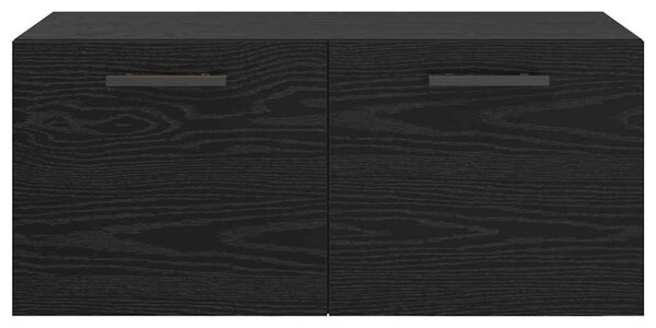 Fali Szekrény Musta tammi 80 x 36.5 x 35 cm Faanyag