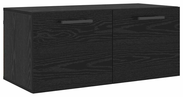 Fali Szekrény Musta tammi 80 x 36.5 x 35 cm Faanyag