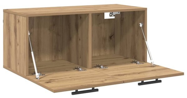 Fali Szekrény kézműves tölgy 80 x 36.5 x 35 cm Faanyag