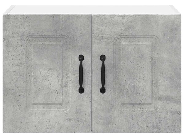 Fali konyhaszekrény 2 pcs Beton Szürke 60 x 31 x 40 cm Faanyag