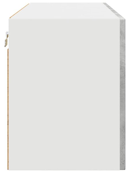 Fali konyhaszekrény Beton Szürke 80 x 31 x 40 cm Faanyag