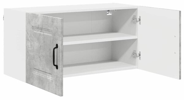 Fali konyhaszekrény Beton Szürke 80 x 31 x 40 cm Faanyag