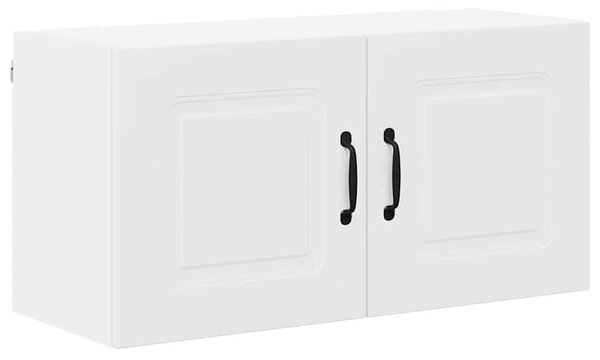 Fali konyhaszekrény polcokkal Fehér 80 x 31 x 40 cm Faanyag