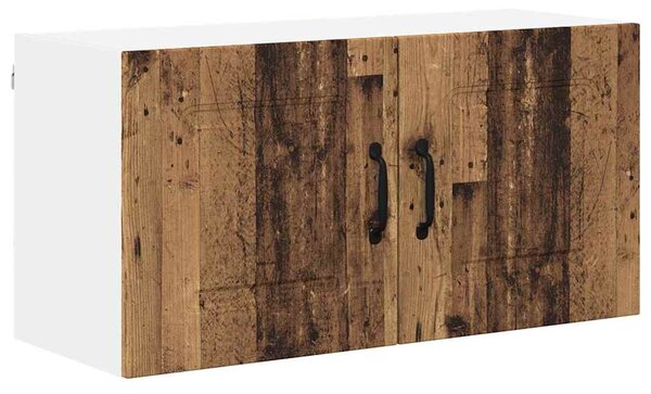 Fali konyhaszekrény polcokkal Öreg fa 80 x 31 x 40 cm Faanyag