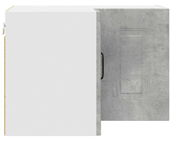 Fali konyhaszekrény Beton Szürke 57 x 57 x 40 cm Faanyag