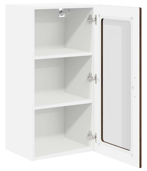 Konyhaszekrény 2 pcs Barna Tölgy 40 x 31 x 80 cm Faanyag