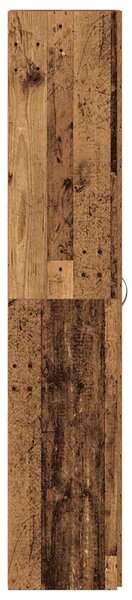 Cipőszekrény polcokkal ajtóval Barna 80 x 35.5 x 180 cm Faanyag