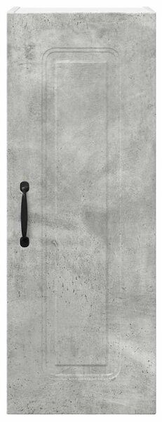 Fali konyhaszekrény Beton Szürke 30 x 31 x 80 cm Faanyag