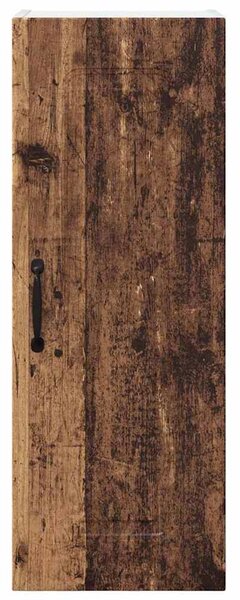 Fali konyhaszekrény polcokkal Öreg fa 30 x 31 x 80 cm Faanyag