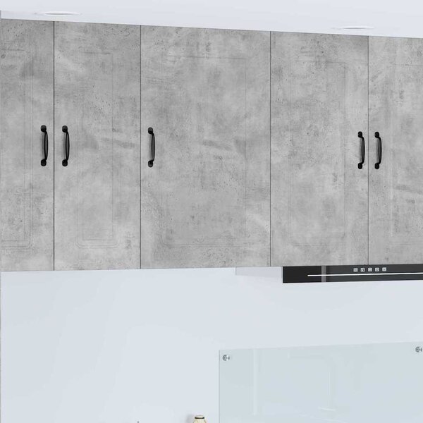 Fali konyhaszekrény Beton Szürke 50 x 31 x 80 cm Faanyag