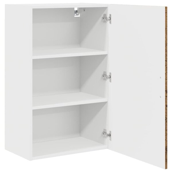 Fali konyhaszekrény polcokkal Öreg fa 50 x 31 x 80 cm Faanyag