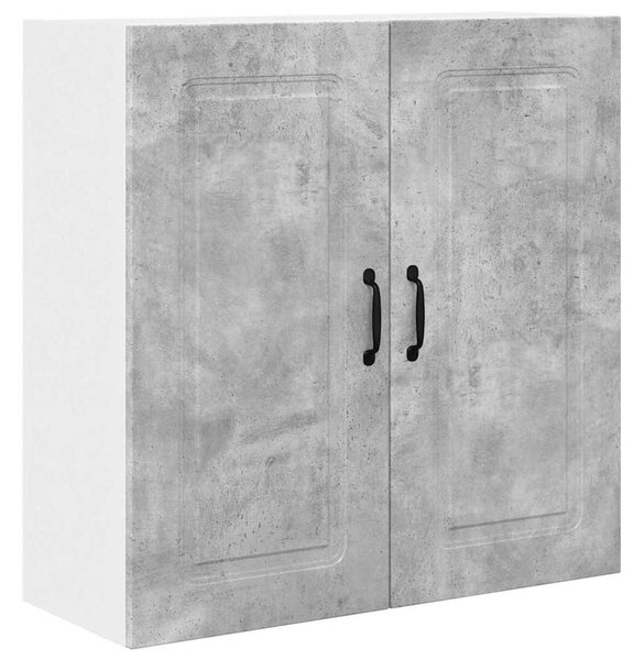 Fali konyhaszekrény Beton Szürke 80 x 31 x 80 cm Faanyag