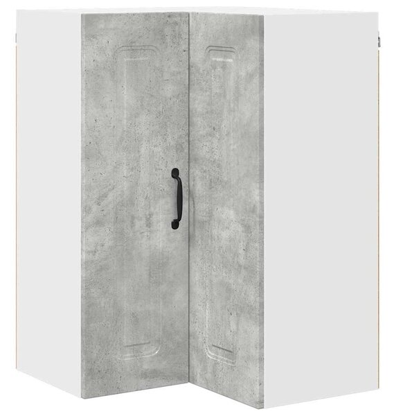 Fali konyhaszekrény Beton Szürke 57 x 57 x 80 cm Faanyag