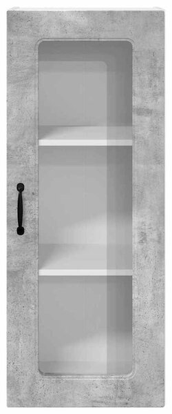 Fali konyhaszekrény Beton Szürke 40 x 31 x 100 cm Faanyag