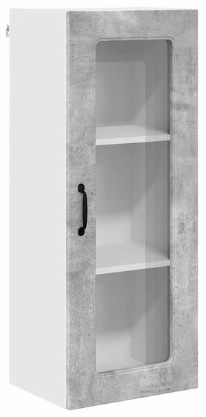 Fali konyhaszekrény Beton Szürke 40 x 31 x 100 cm Faanyag