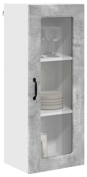 Fali konyhaszekrény Beton Szürke 40 x 31 x 100 cm Faanyag