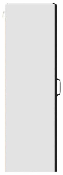 Fali konyhaszekrény polcokkal Fekete 40 x 31 x 100 cm Faanyag