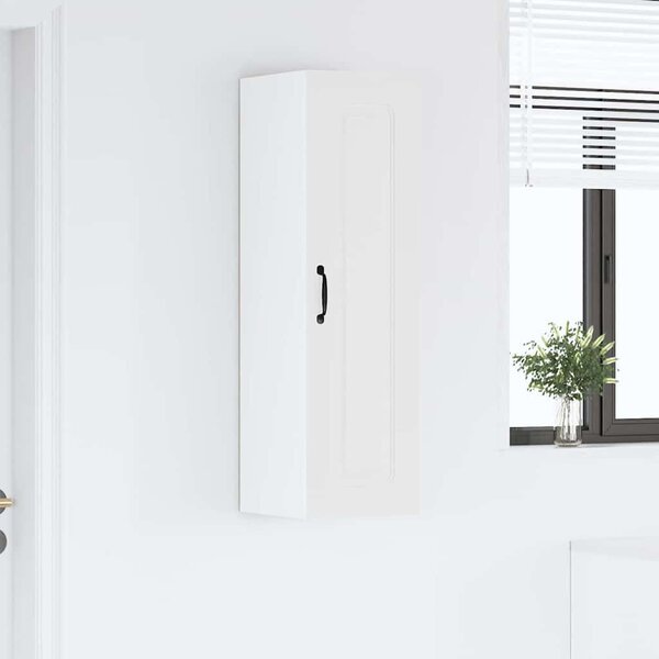 Fali konyhaszekrény polcokkal Fehér 30 x 31 x 100 cm Faanyag