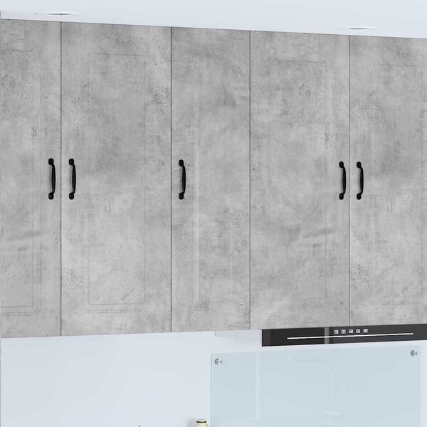 Fali konyhaszekrény Beton Szürke 30 x 31 x 100 cm Faanyag