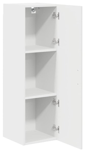 Fali konyhaszekrény polcokkal Fehér 30 x 31 x 100 cm Faanyag