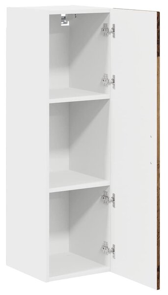 Fali konyhaszekrény polcokkal Öreg fa 30 x 31 x 100 cm Faanyag