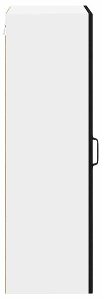 Fali konyhaszekrény polcokkal Fekete 50 x 31 x 100 cm Faanyag