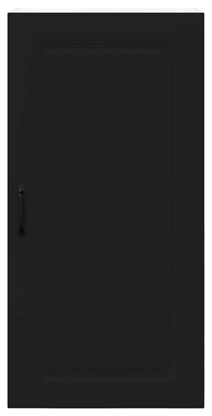Fali konyhaszekrény polcokkal Fekete 50 x 31 x 100 cm Faanyag